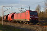  Am 21.01.2021 kam die 185 072-6 von DB Cargo Deutschland AG, aus Richtung Wittenberge und fuhr weiter in Richtung Stendal .   (Schön Gruß an den TF )